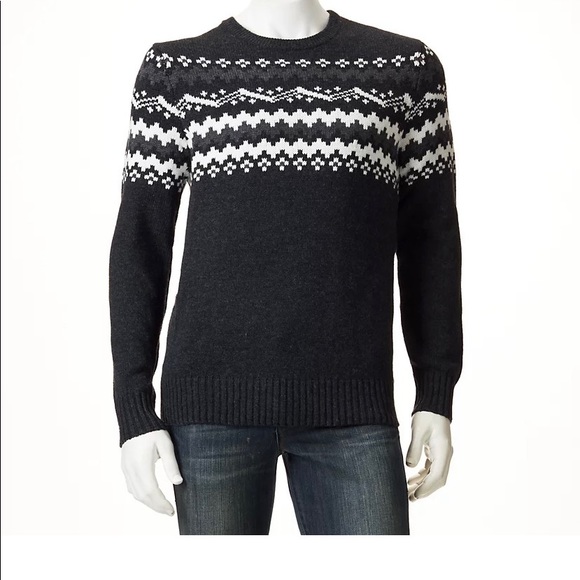 🆕 1/$20 or 2/$30 NWT Mens Fairisle Winter Sweaters - Size L - Picture 2 of 11
